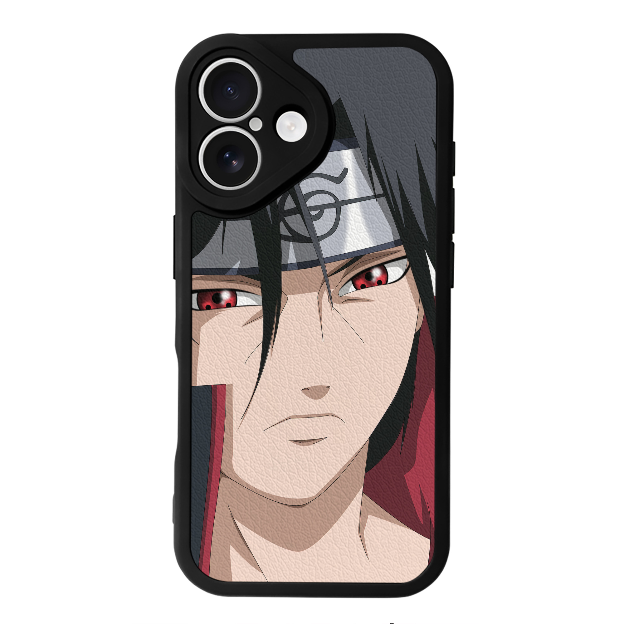 （画像用） NARUTO -ナルト- NARUTO -ナルト- 疾風伝 【iPhone 16シリーズ対応】シリコンスマホケース（レザー調） 材質：シリコン